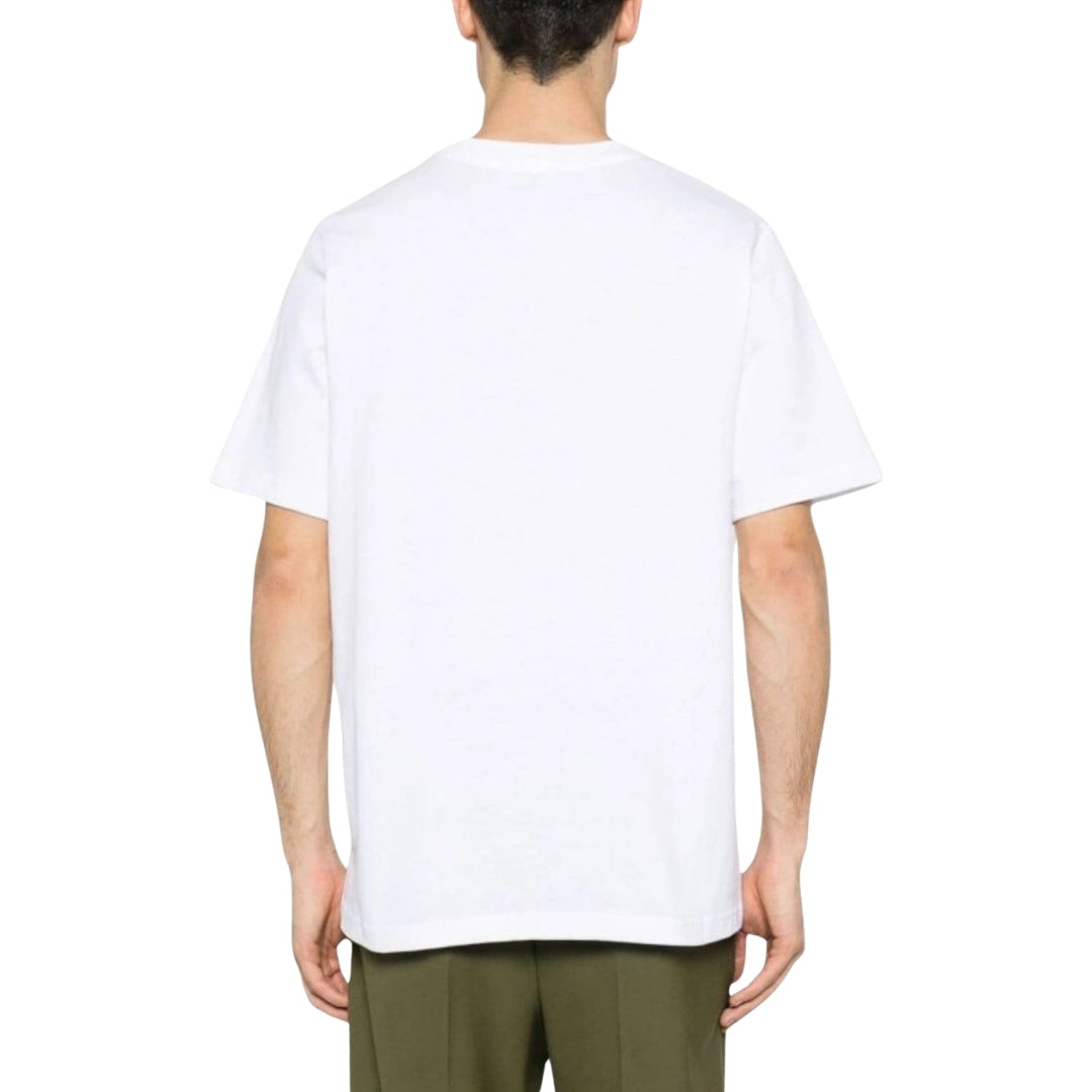 Casablanca Printed  T-Shirt Afro Cubism Tennis Club White  T-Shirts Mens