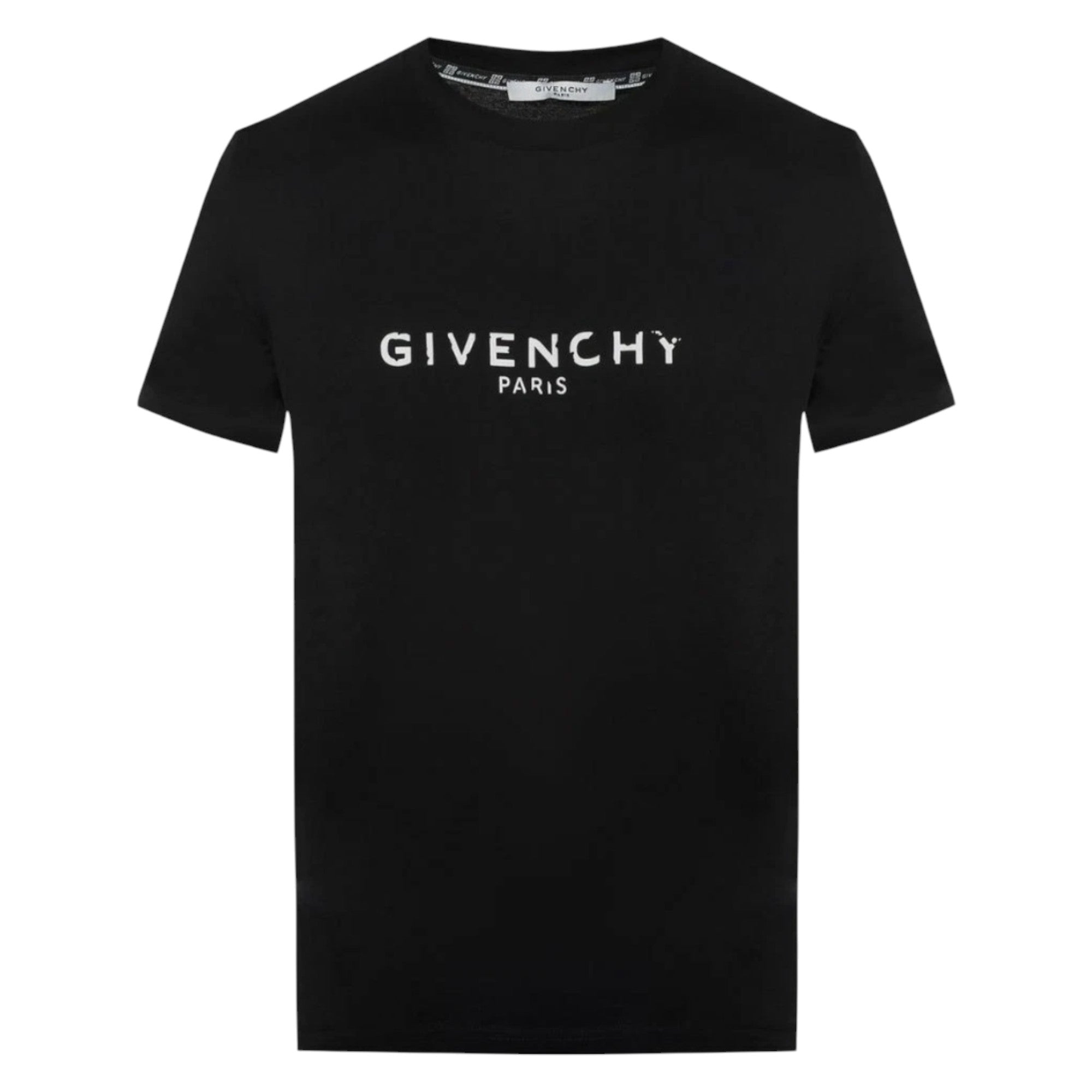 Givenchy Vintage Logo Print Black T-shirt