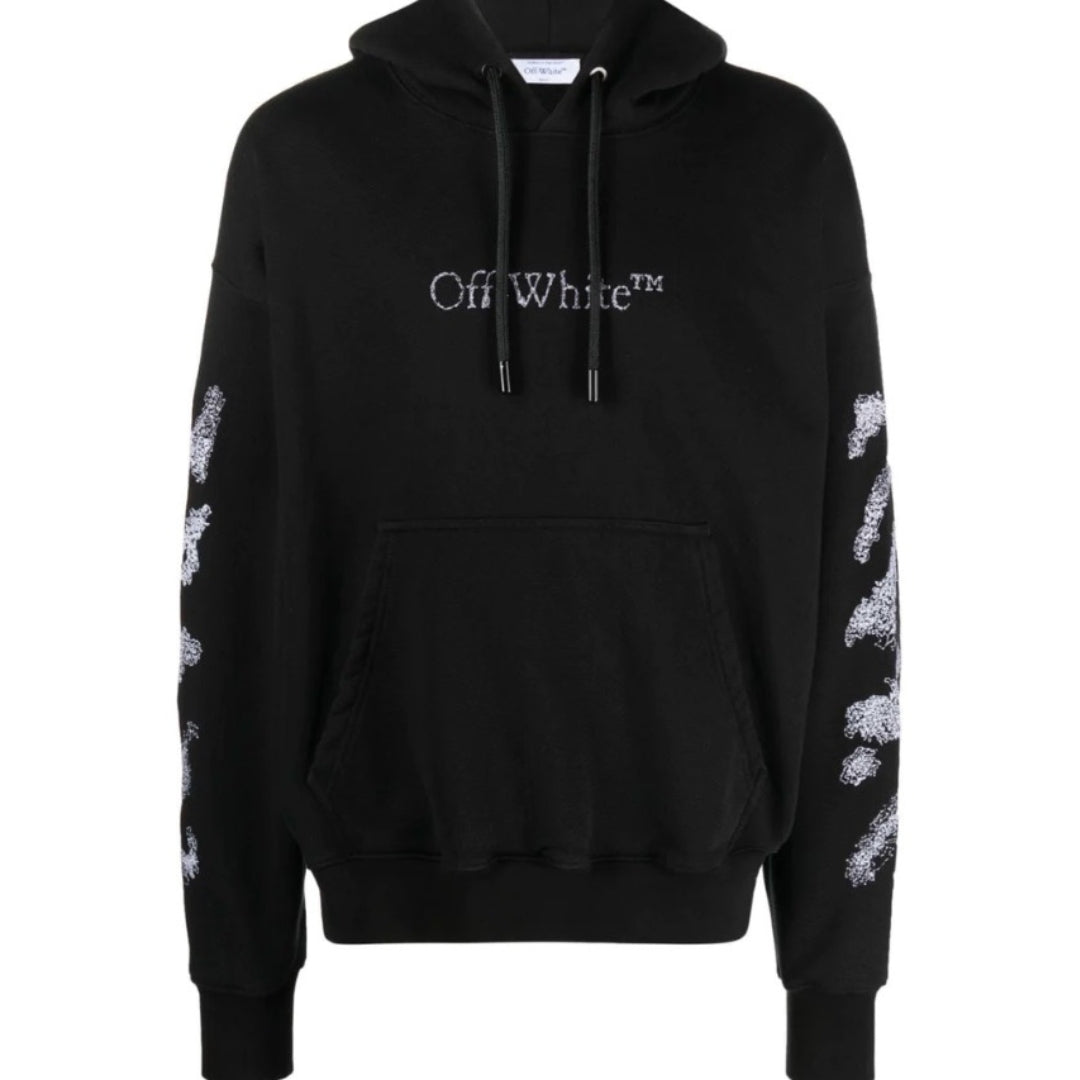 Off-White Diags Bit Book Skate Hoodie Black XS
