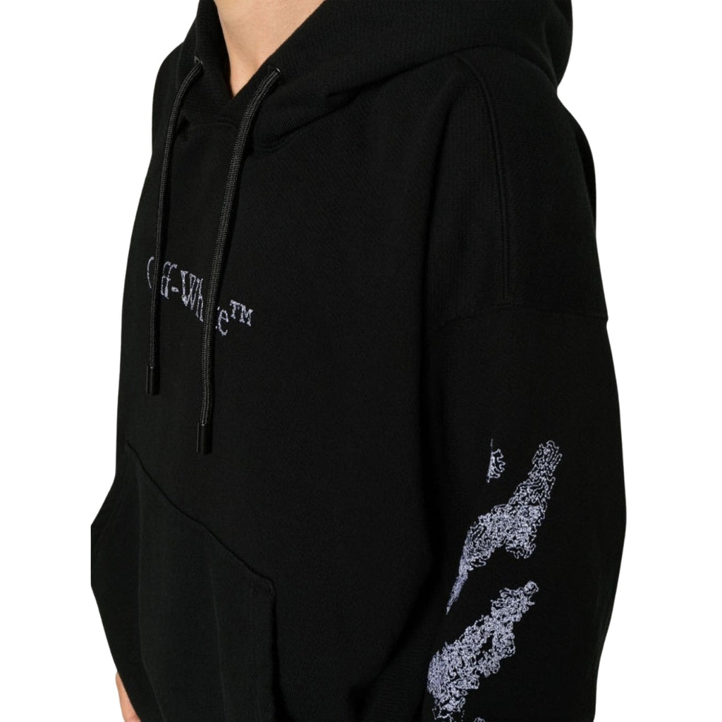 Off-White Diags Bit Book Skate Hoodie Black XS