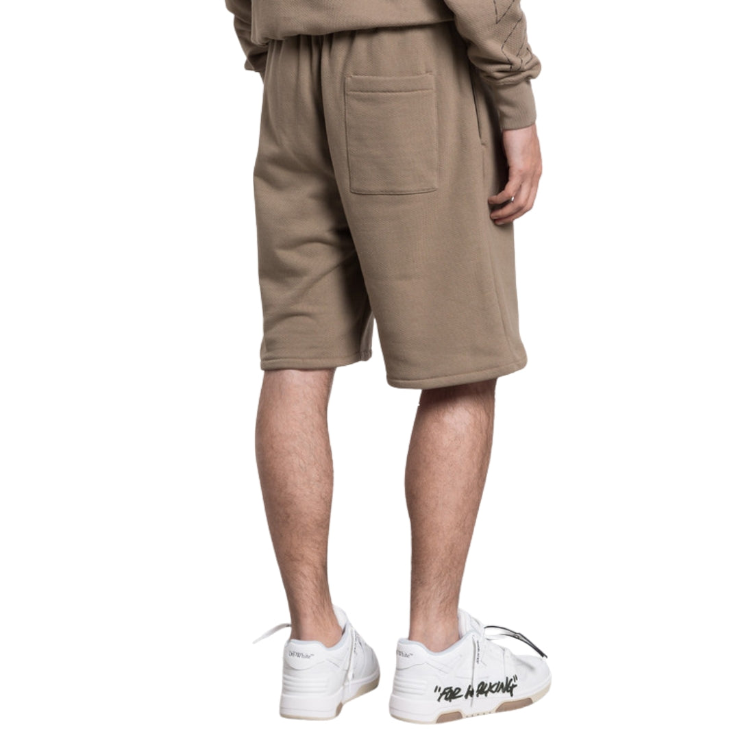 Off-White Ow Embroidered Skate Sweatshorts Beige M