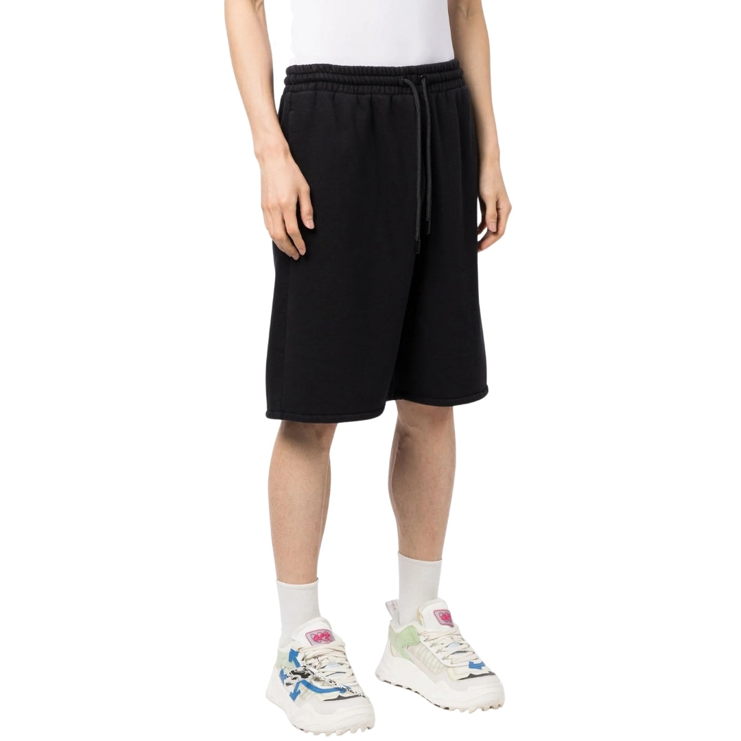 Off-White Stitch Diags Skate Sweatshorts Black S
