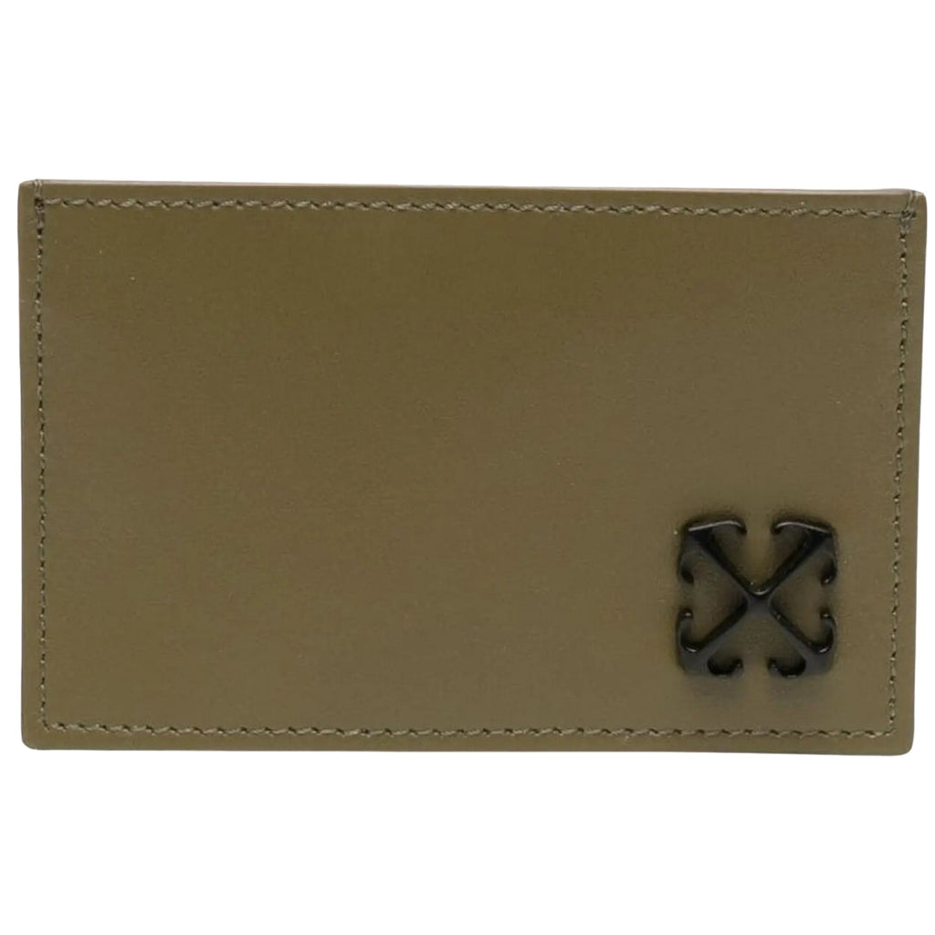 Off-White Jitney Simple Military Green Wallet