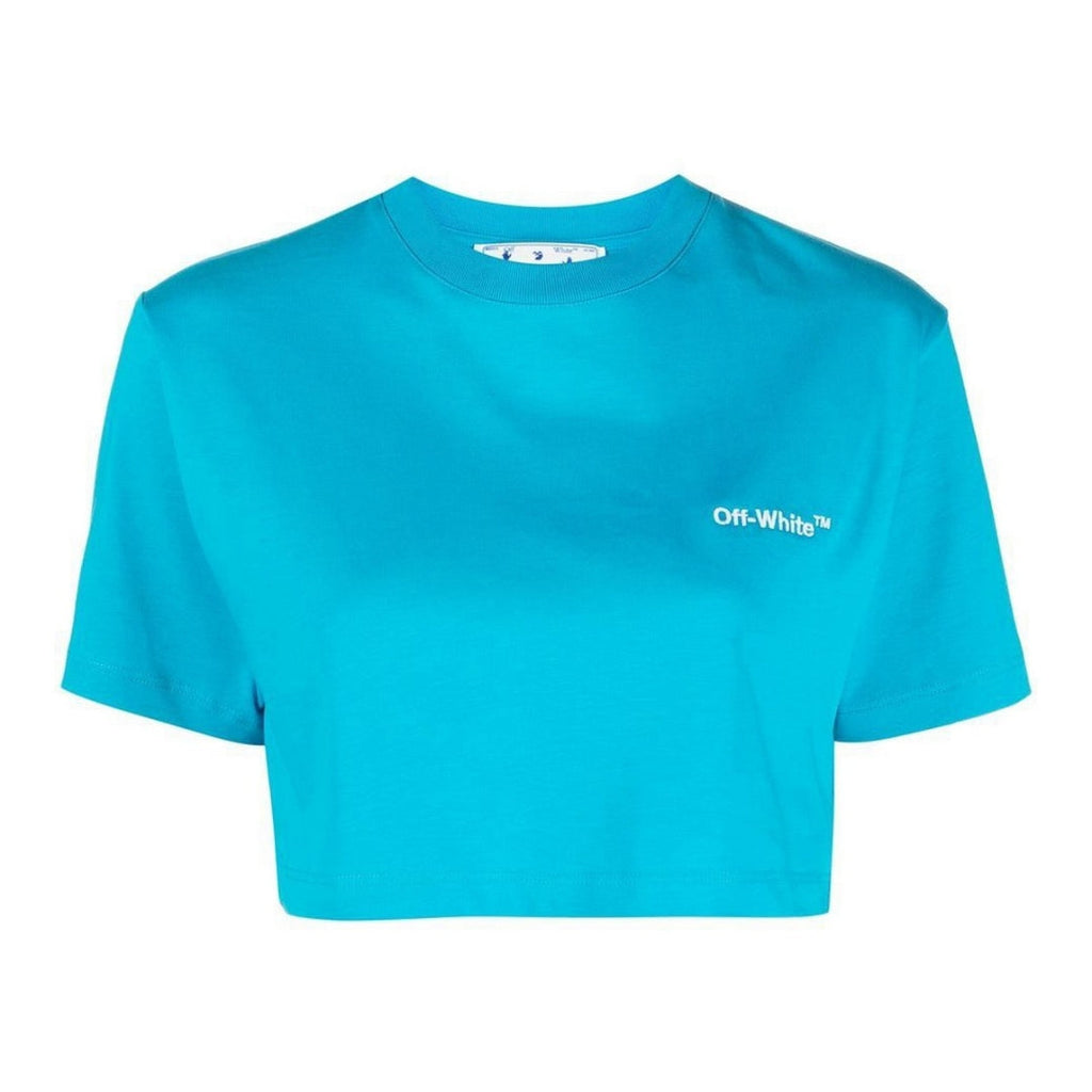 Off-White Helvetica Cropped T-Shirt S