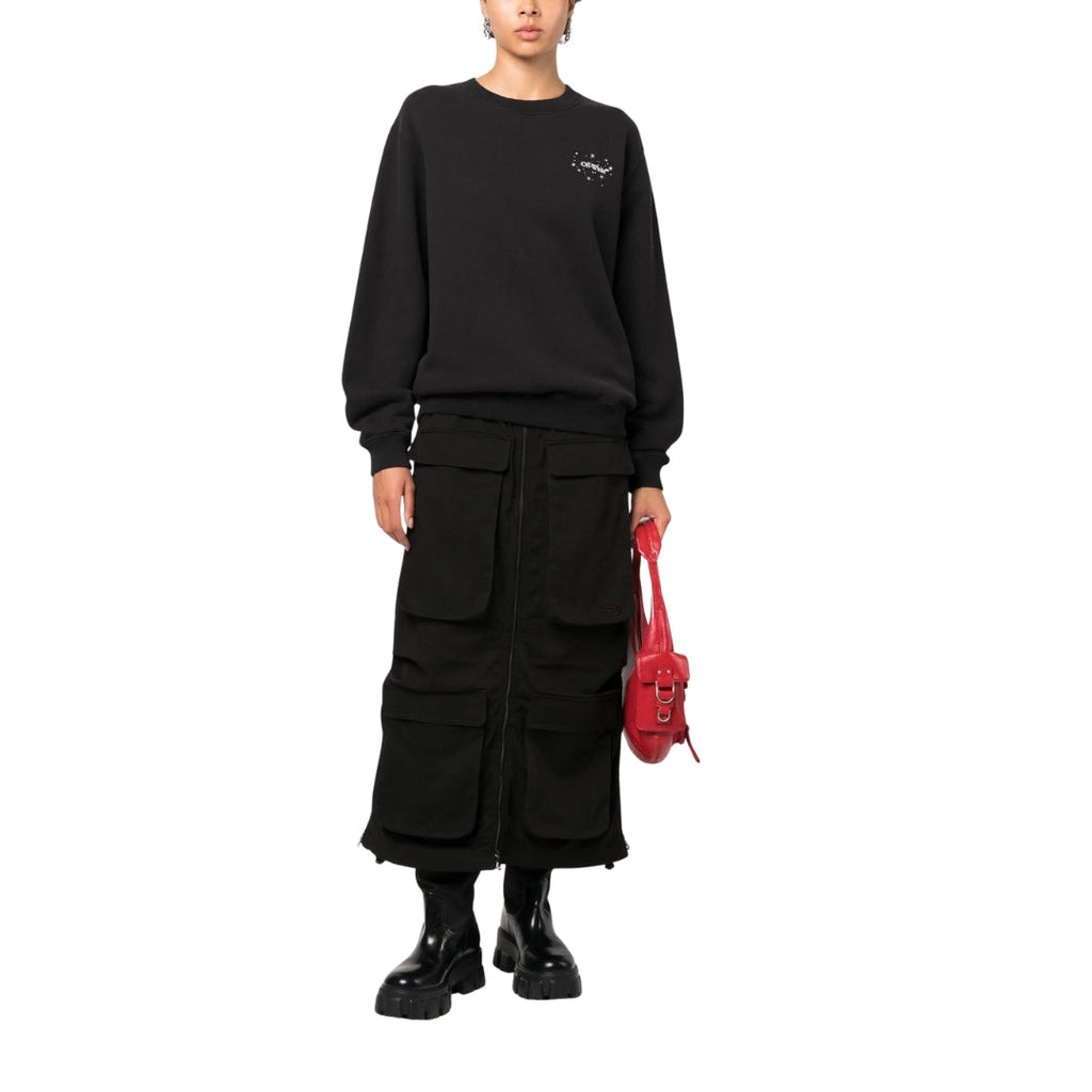 Off-White Bling Stars Arrow Reg Crewneck Black XXS