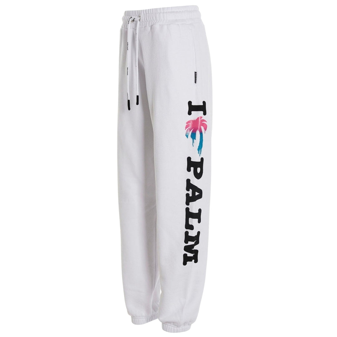 Palm Angels I Love Pa Sweatpants White XS