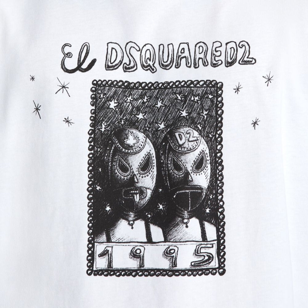 Dsquared2 Cartoon T-Shirt White M