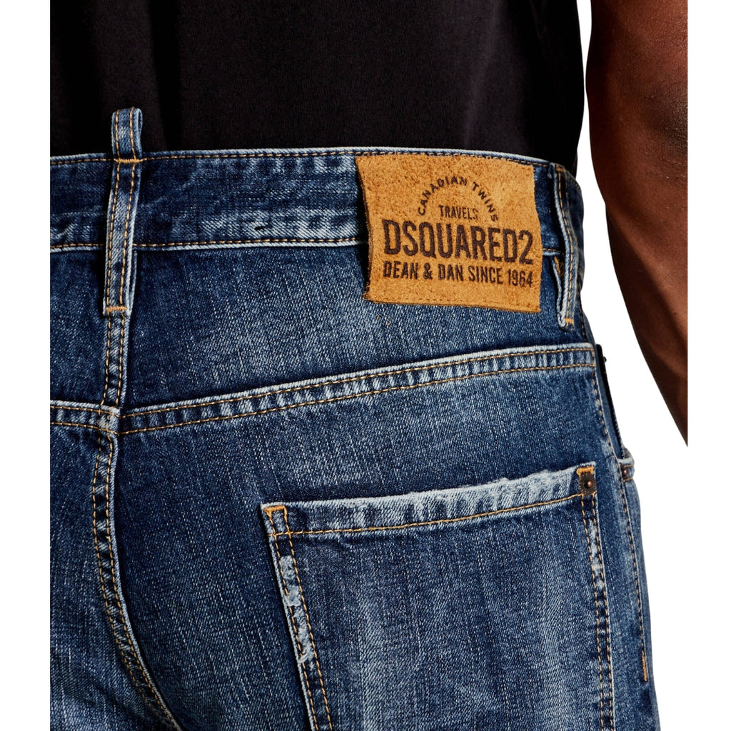 Dsquared2 Medium Reflective Lake Wash Cool Guy Jeans Navy Blue W32