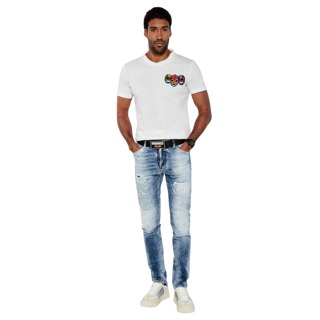Dsquared2 Light Scarface Wash Cool Guy Jeans Navy Blue W30