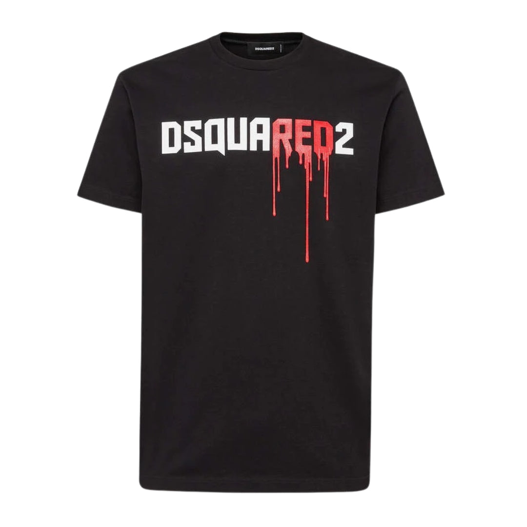 Dsquared2 Bloody Red Logo T-Shirt L