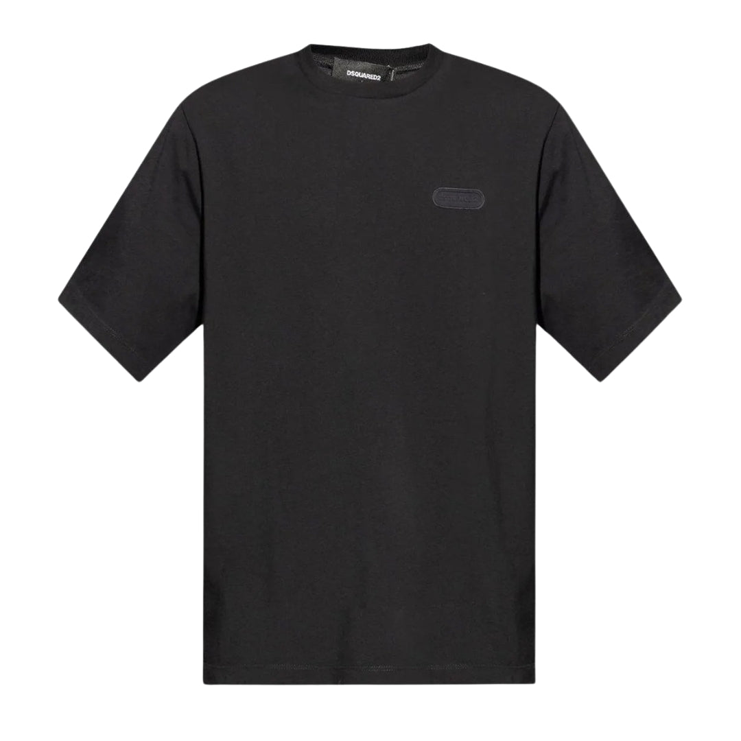Dsquared2 Loose Fit Cotton T-Shirt Black M