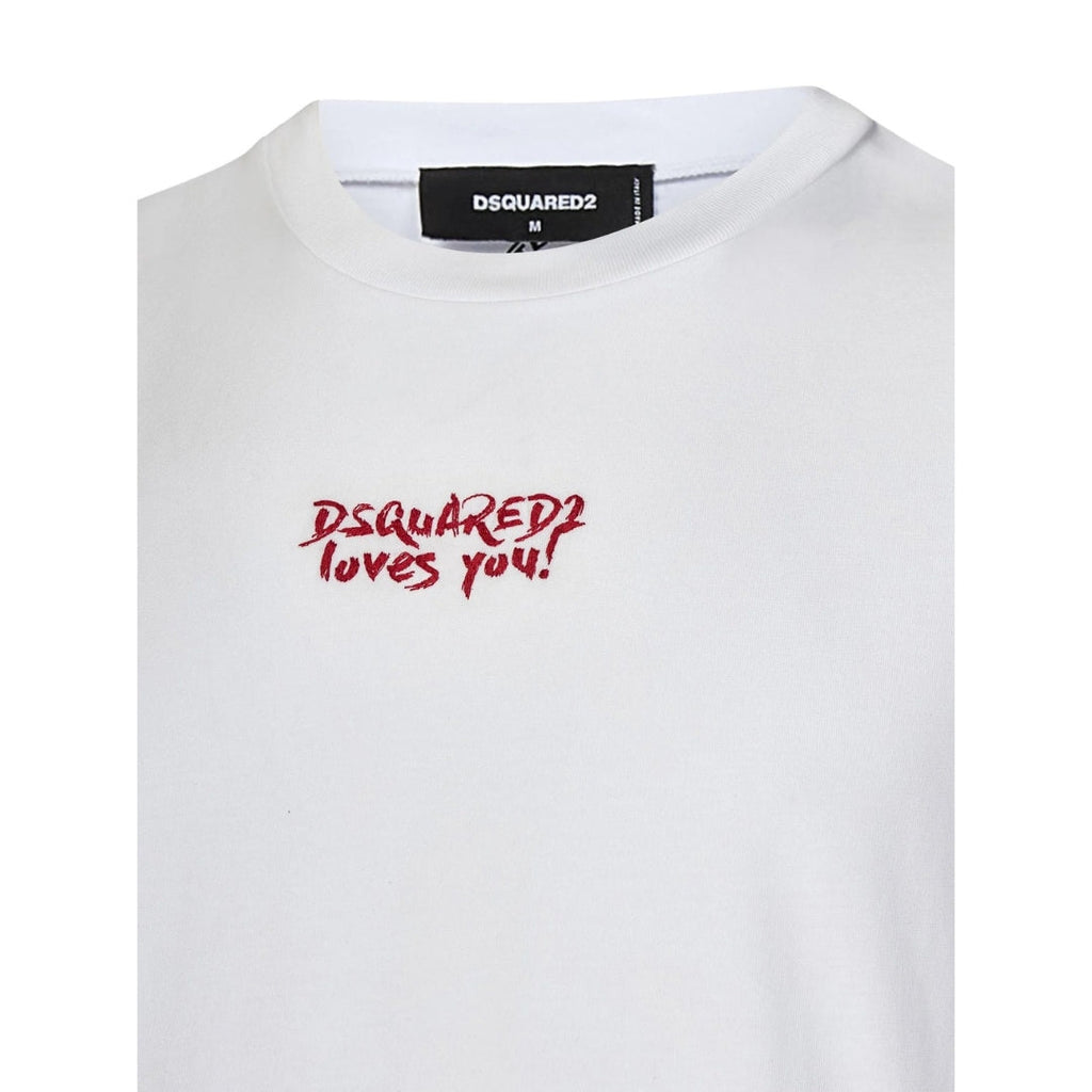 Dsquared2 Dsquared2 Loves You T-Shirt White XL