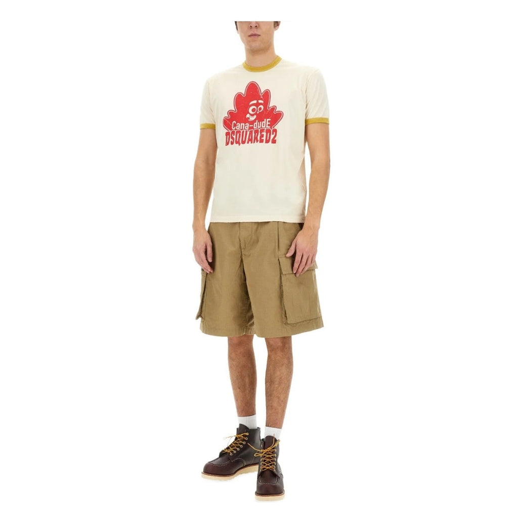 Dsquared2 Logo T-Shirt Milk S