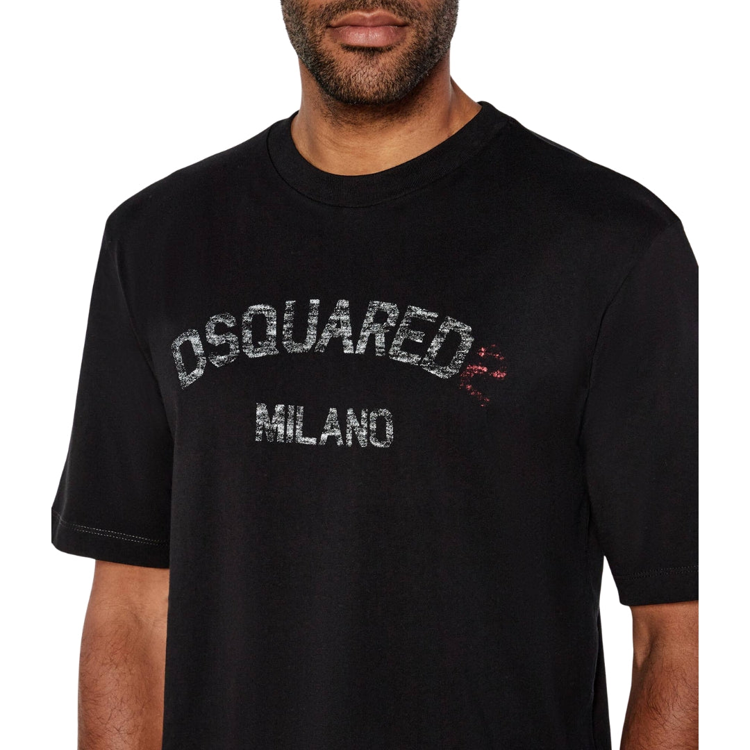 Dsquared2 Milan Logo T-Shirt Black XS
