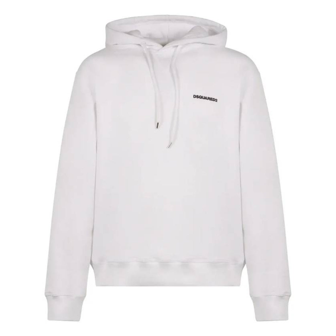 Dsquared2 Ceresio Map Cool Fit Hoodie White M