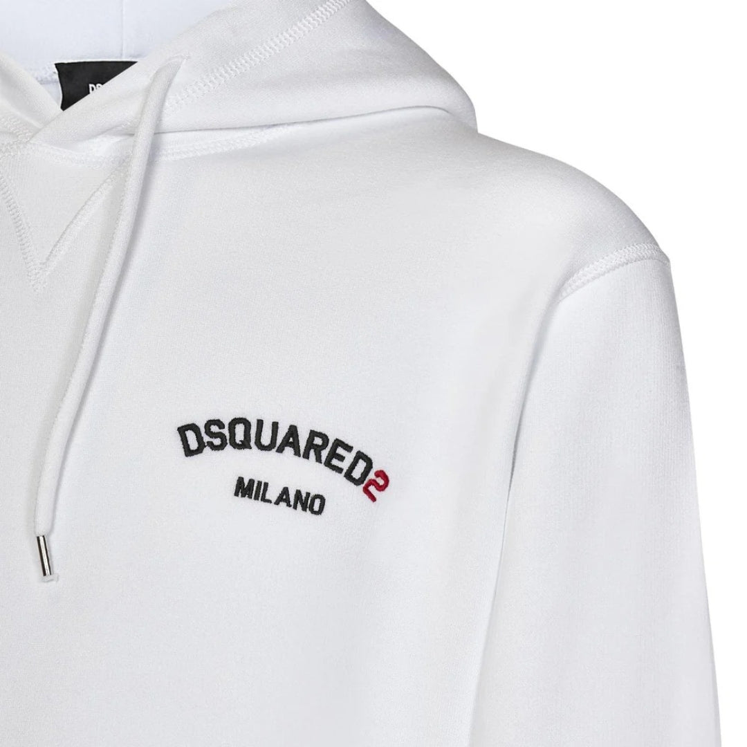 Dsquared2 Cotton Hoodie White S