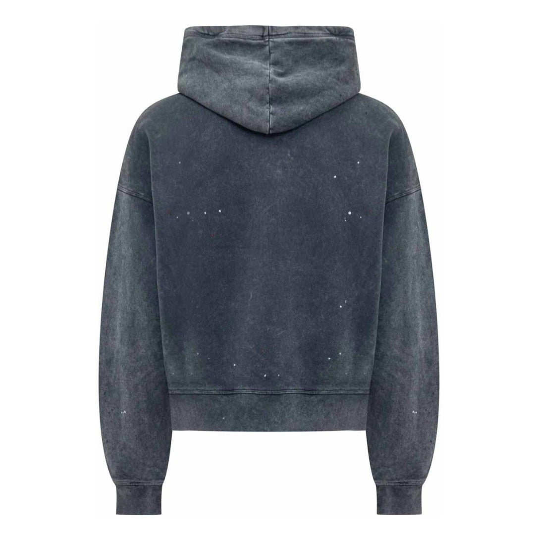 Dsquared2 Distressed Cypro Hoodie Navy Blue S