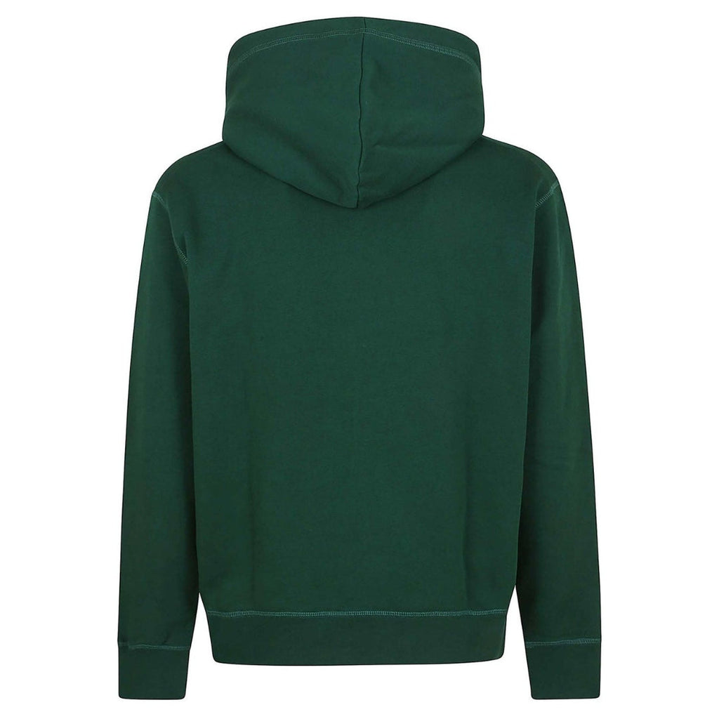Dsquared2 Cool Fit Hoodie Green Red Print S