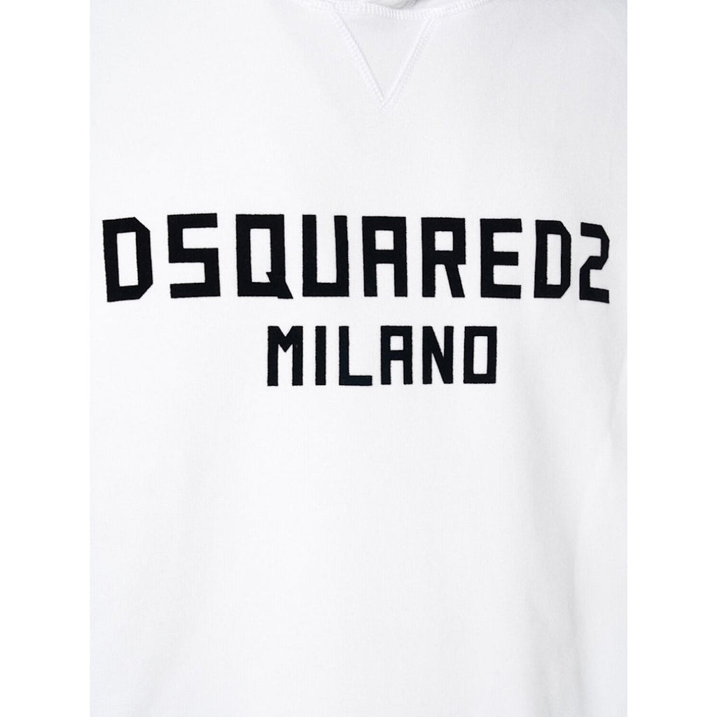 Dsquared2 Cool Fit Hoodie Green Red Print White Black Print S
