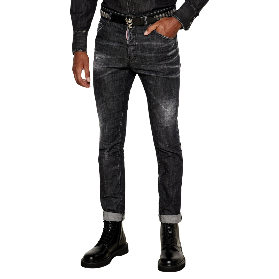 Dsquared2 Black Easy Wash Cool Guy Jeans Black W28