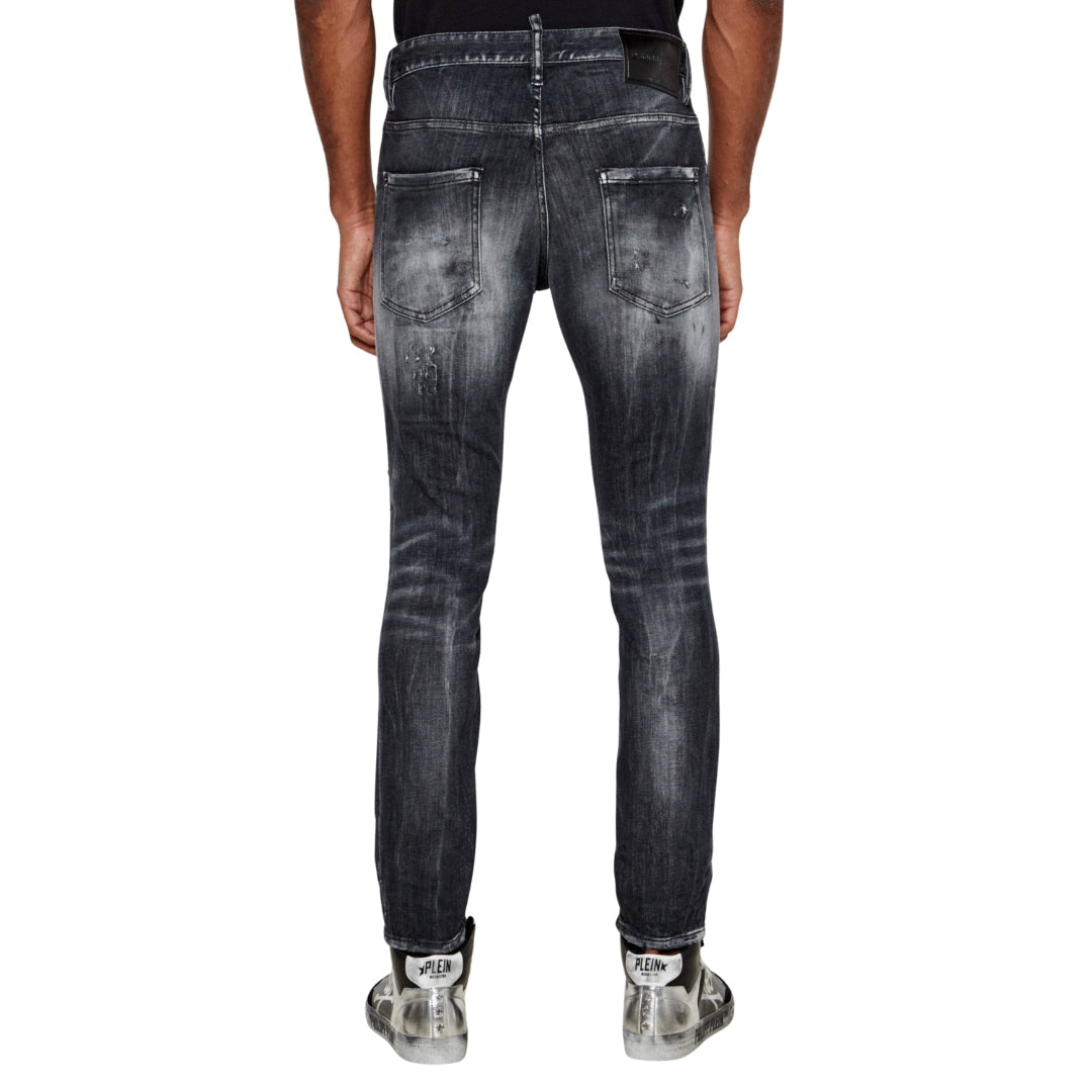 Dsquared2 Black Jet Set Wash Skater Jeans W32