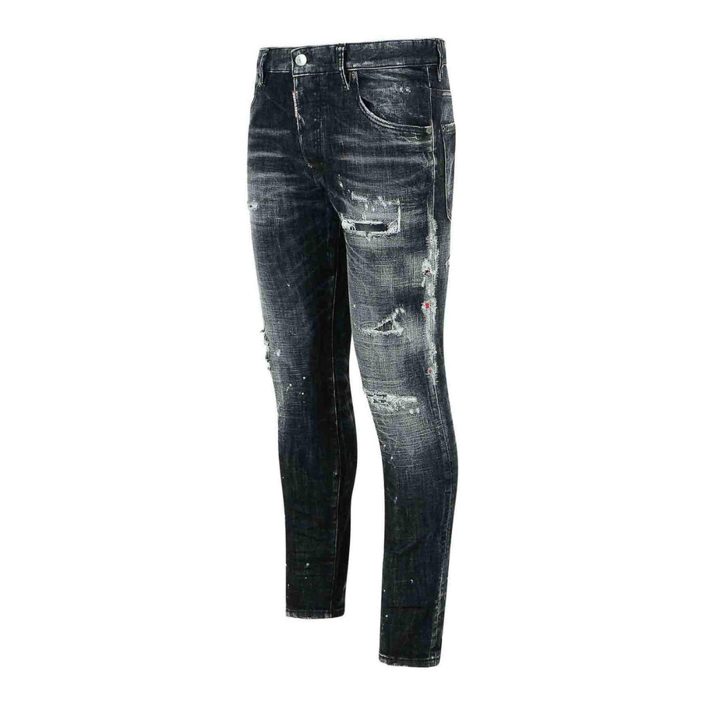 Dsquared2 Rocky Mountains Wash Skater Jeans Black W28