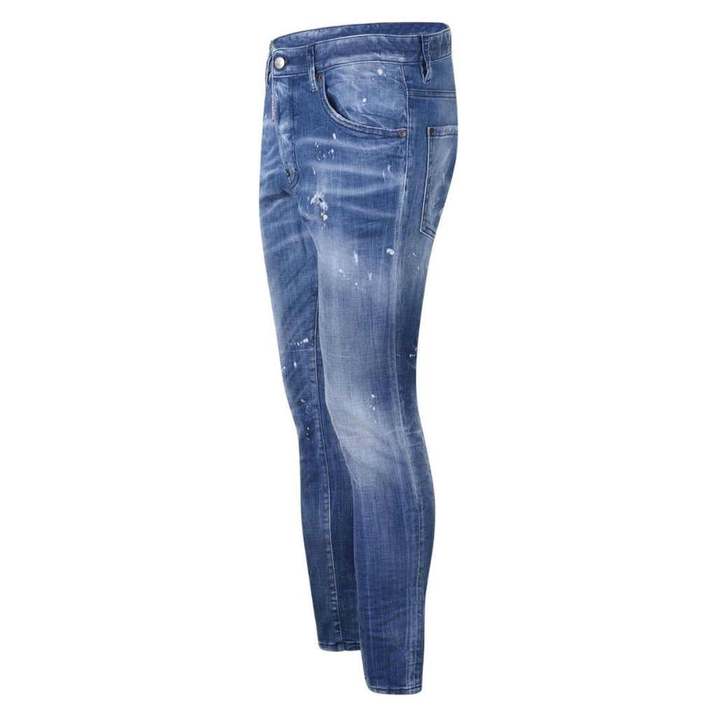 Dsquared2 Filo Wash Skater Jeans Navy Blue W26