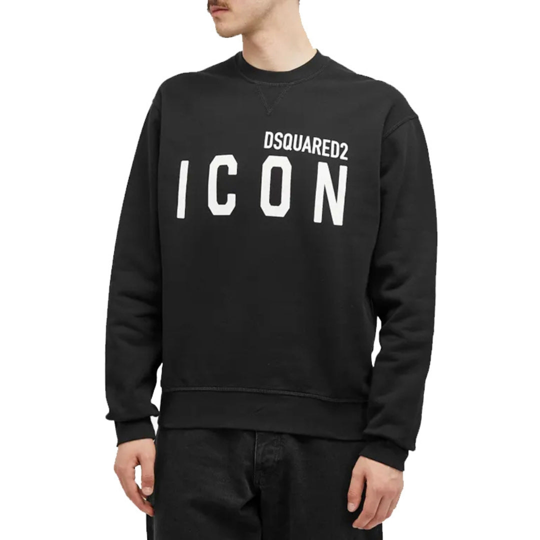 Dsquared2 Icon Crew Sweatshirt Black XS