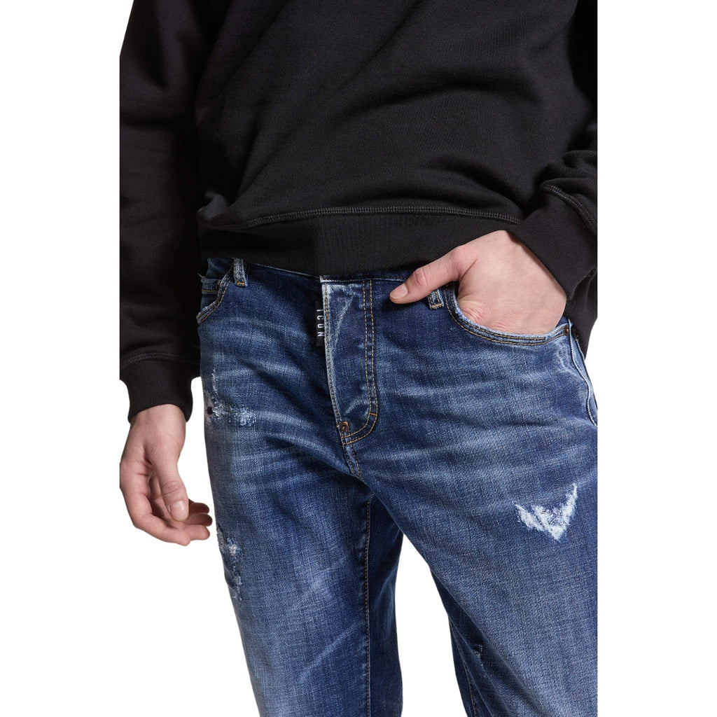 Dsquared2 Icon Regular Jean Navy Blue W32
