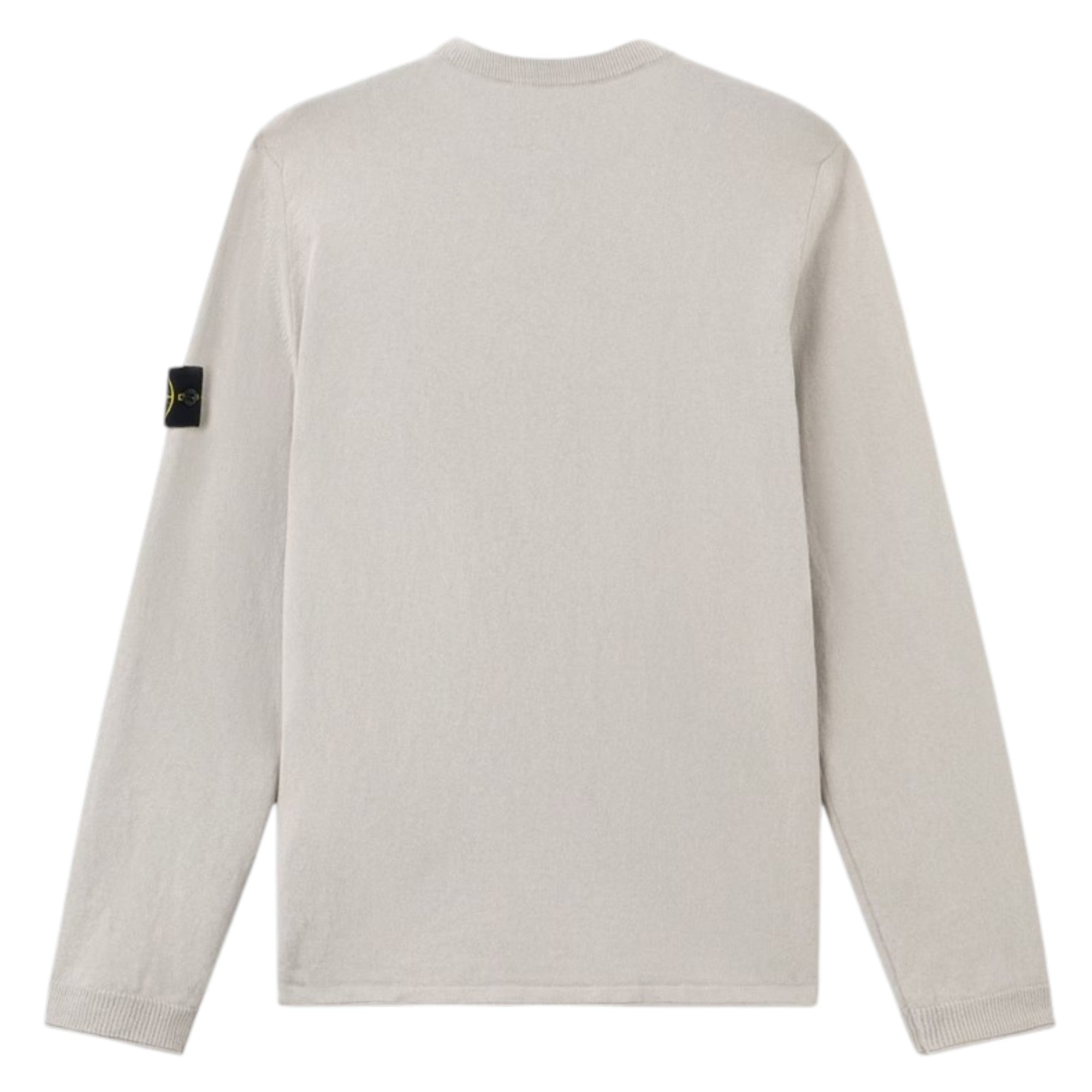 Stone Island Light Raw Hand Organic Pearl Grey Sweatshirt
