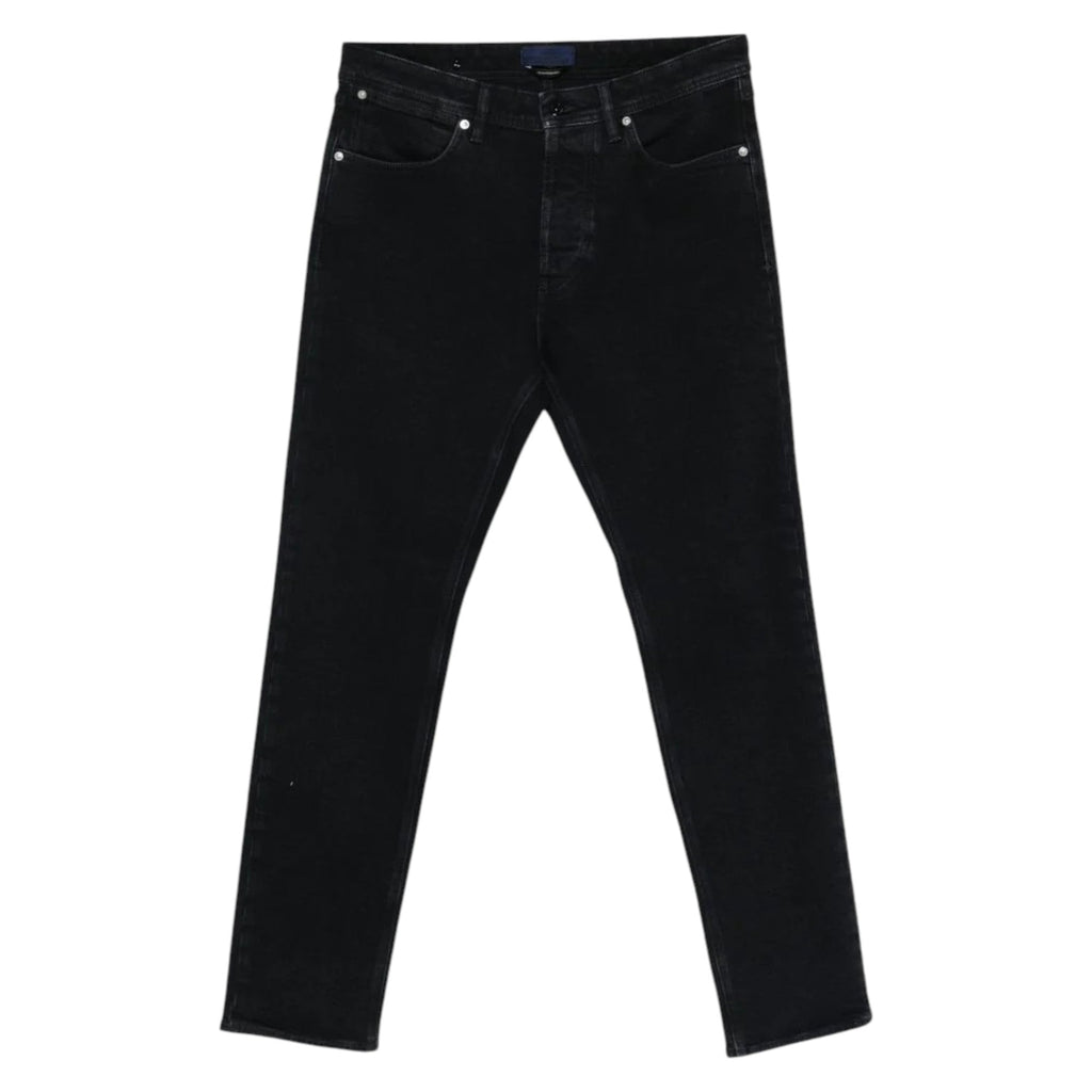 Stone Island Stretch Black Denim Rinsed Slim Jeans