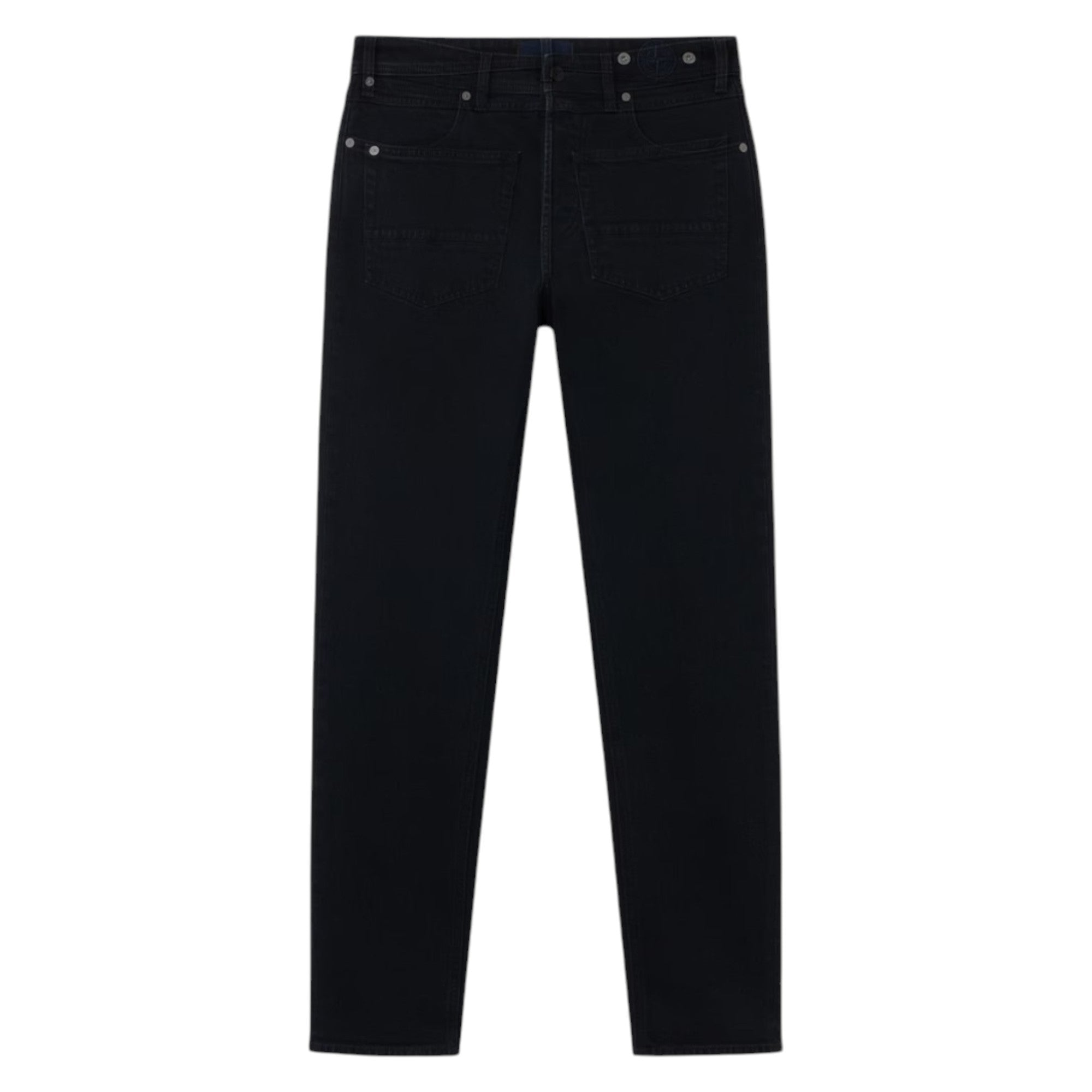 Stone Island Stretch Black Denim Rinsed Slim Jeans