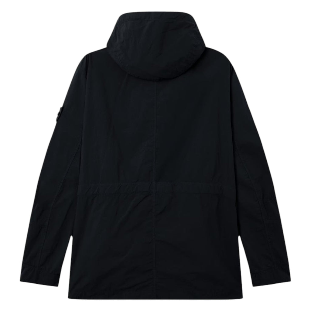 Stone Island Nylon Smerigliato Ghost Black Parka Jacket