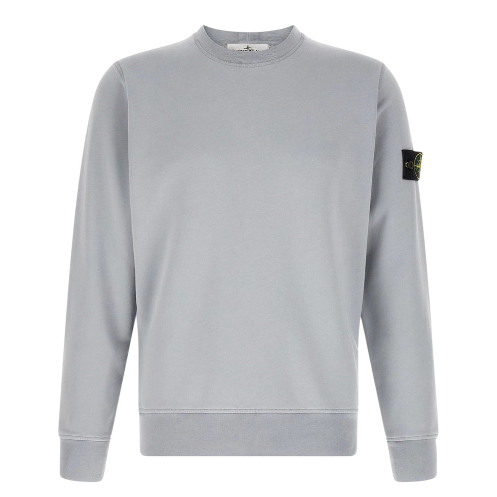 Stone Island Azure Light Grey Sweatshirt
