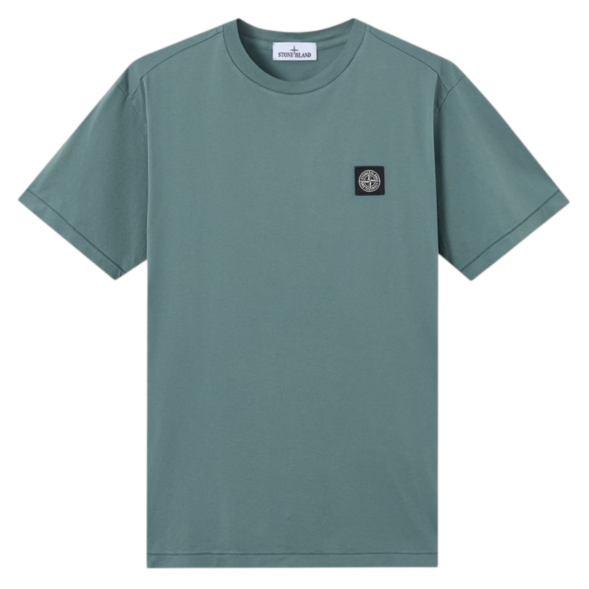 Stone Island Compass Patch Logo Ocean Green T-shirt