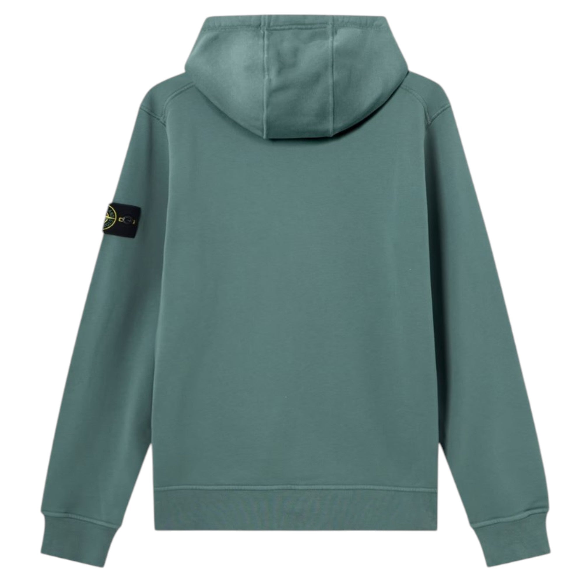 Stone Island Organic Cotton Ocean Green Hoodie