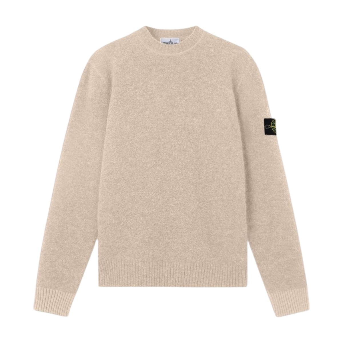 Stone Island Baby Alpaca Blend Biscuit Melange Sweatshirt