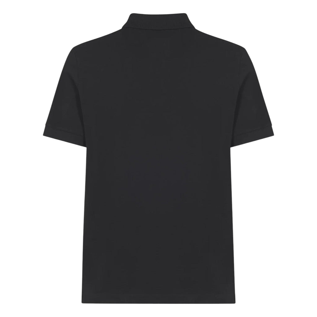 Stone Island Black Cotton Polo
