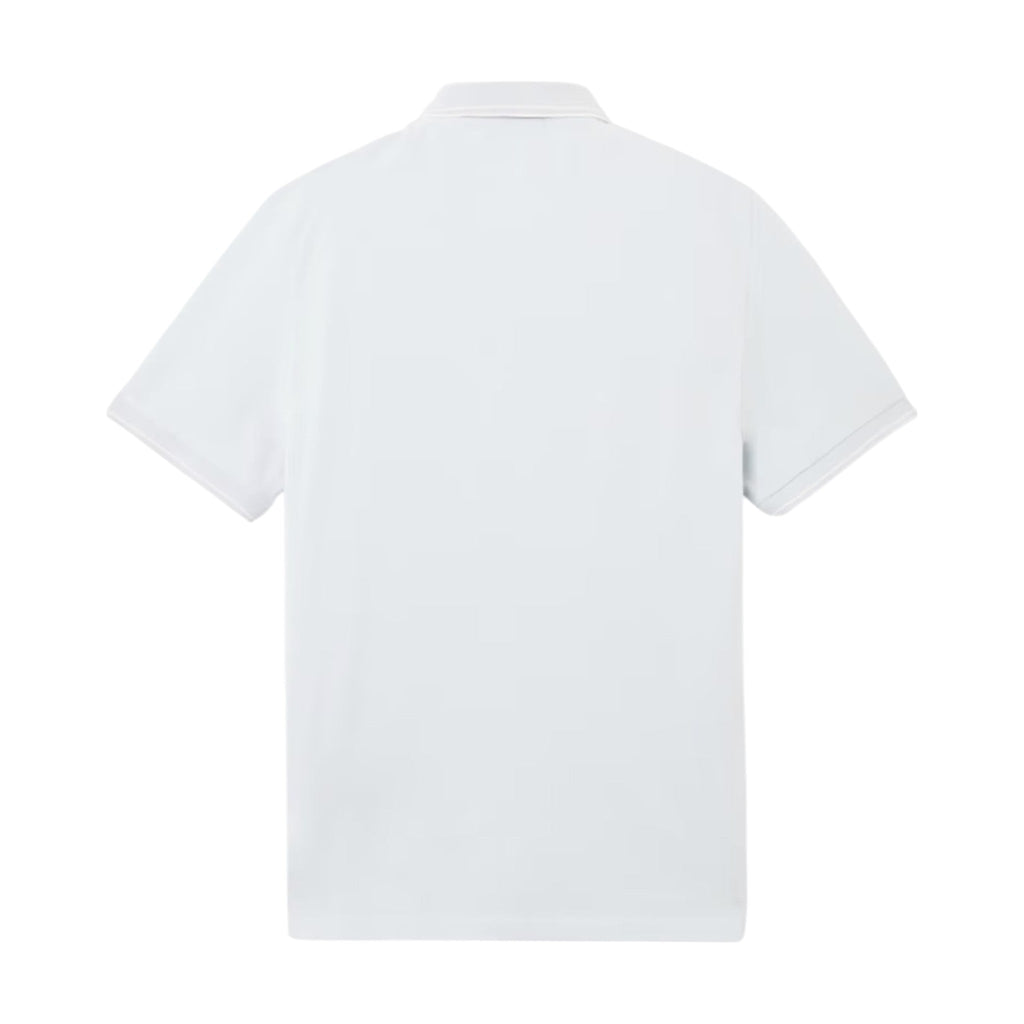 Stone Island Organic Cotton Elastane Pique Sky Blue Polo Shirt