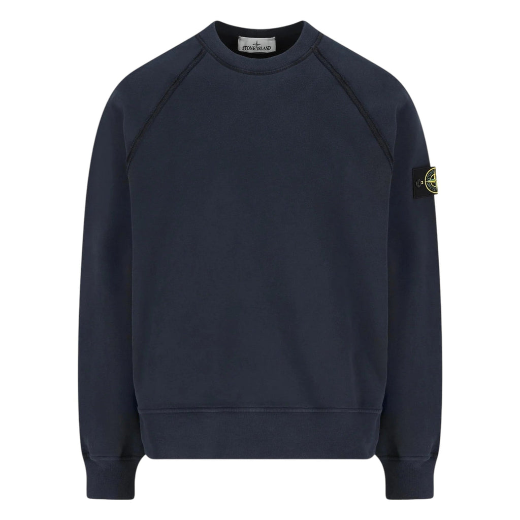 Stone Island Navy Cotton Sweatshirt