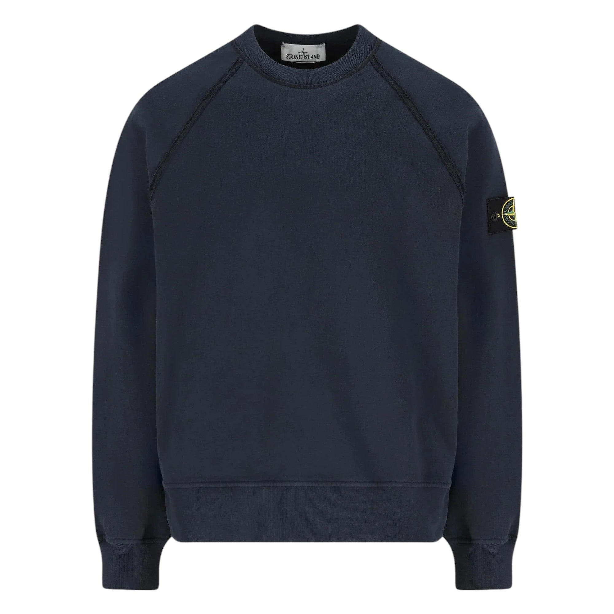 Stone Island Navy Cotton Sweatshirt