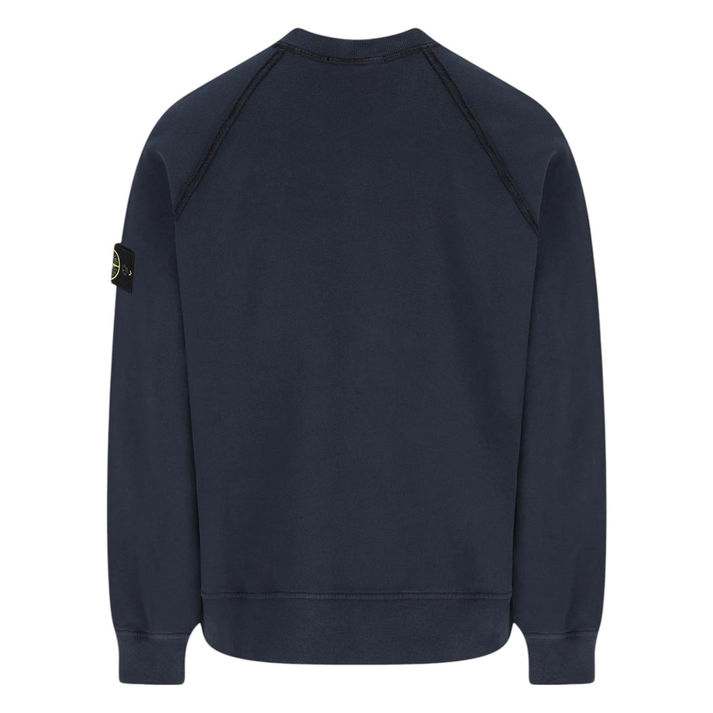 Stone Island Navy Cotton Sweatshirt