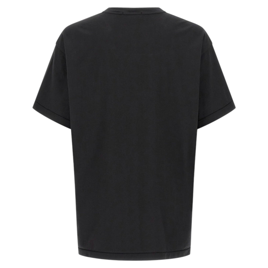 Stone Island Logo Patch Black T-Shirt