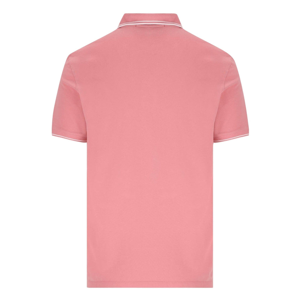 Stone Island Pique Cotton Oleander Pink Polo Shirt