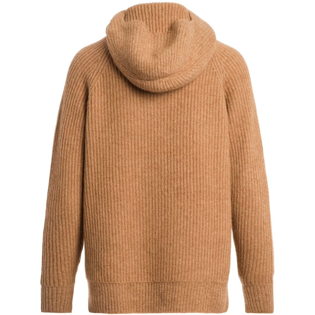Parajumpers TORY PWKNAP33 508 CAMEL Knitted Hoodie Comfort Fit Womens S