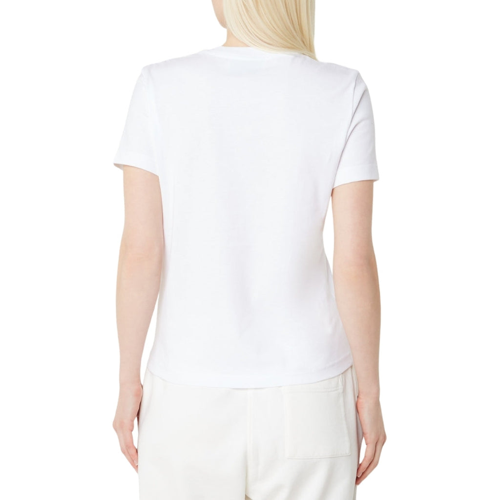 Casablanca Printed Fitted  T-Shirt Casa Way White  T-Shirts Womens