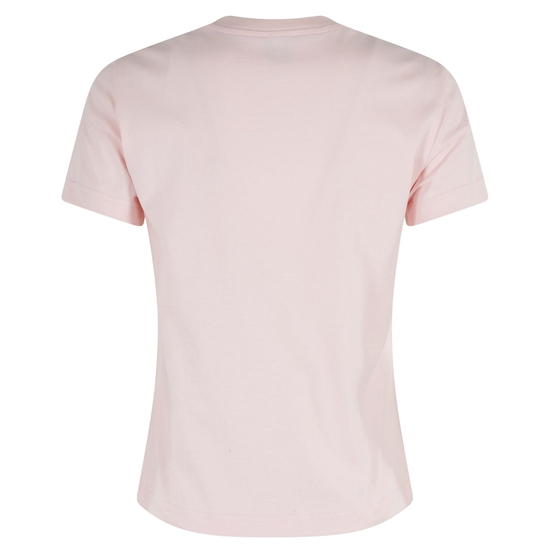 Casablanca Printed Fitted  T-Shirt Diamond Column Pink  T-Shirts Womens