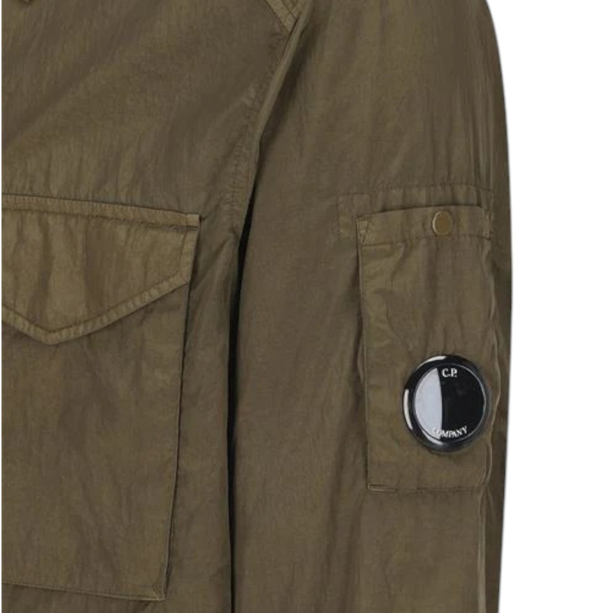 C.P. Company, Chrome-R Full Zip Dark Green Overshirt