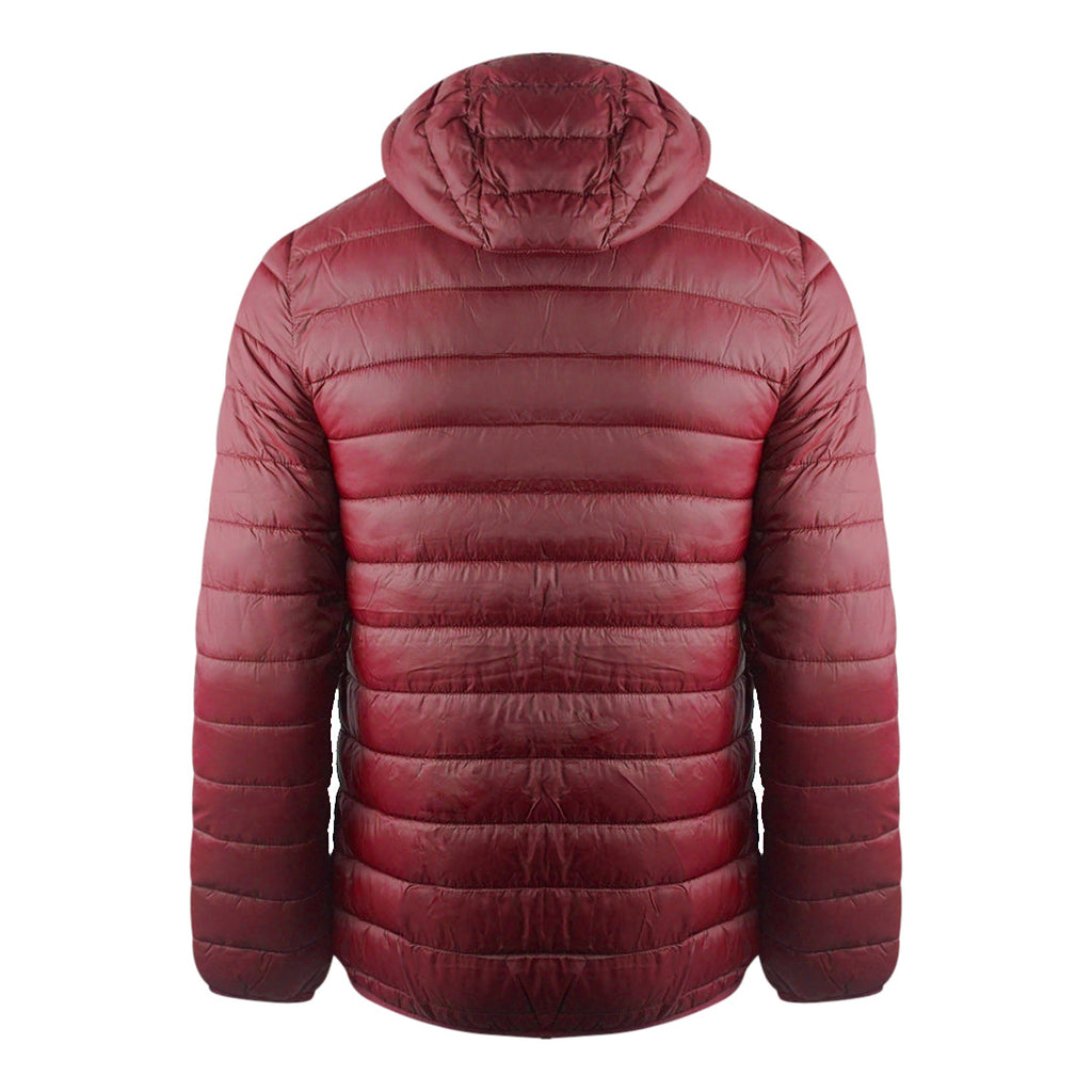 Aquascutum London Logo Bordeaux Red Active Hoodie Jacket - Style Centre Wholesale