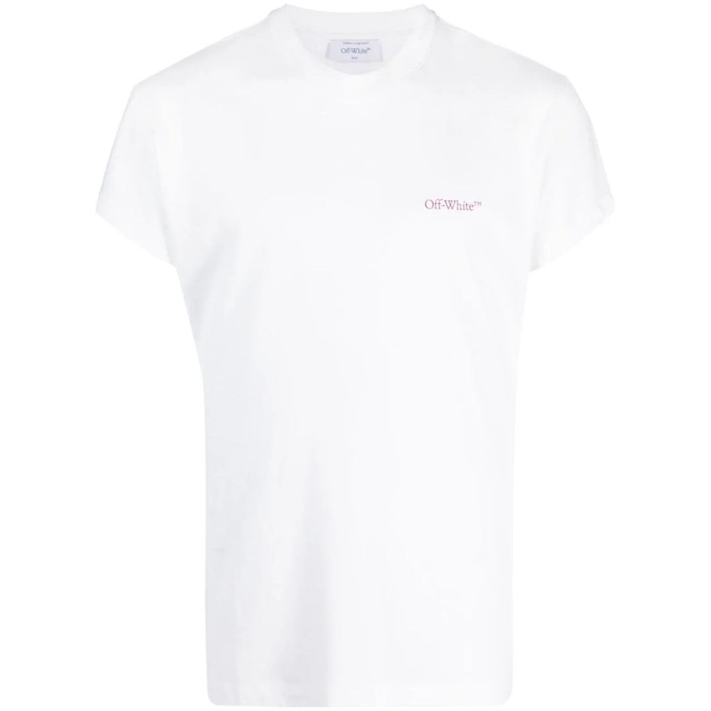 Off White Moon Cam Arrow Logo White T Shirt